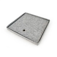 Prix de vente en gros Boîtes de rangement pliables en feutre Boîte de rangement cube bacs avec couvercle
