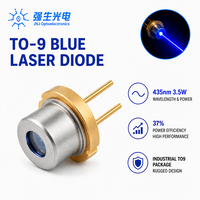 Diode laser bleue TO9 435nm 3.5W à prix d'usine, composant laser pour la vision industrielle et l'éclairage de scène