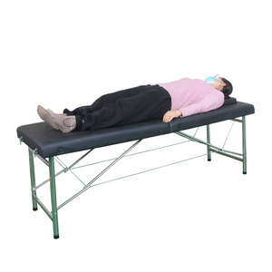 <span class=keywords><strong>Table</strong></span> <span class=keywords><strong>de</strong></span> <span class=keywords><strong>massage</strong></span> pliable, portable, moderne, réglable en hauteur, avec appui-tête, pour salle <span class=keywords><strong>de</strong></span> bain et utilisation en extérieur - Product Image 6