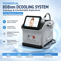 Épilateur laser diode à quatre longueurs d'onde pour tous types de peaux, y compris les peaux foncées et les poils fins, équipement de salon de beauté, clinique, spa