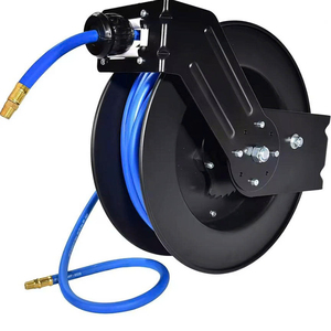 Enrouleur de tuyau d'air Premium 15.16x6.5x15.75 1/2 X 50 pi, fixation murale en acier, OEM/ODM, à ressort/à enroulement automatique, polymère hybride GAPGAR013 - Product Image 1