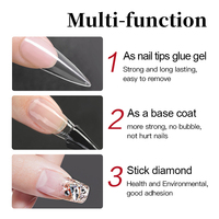 Fluorescence Sain Super Forte Adhésif Ongles Conseils Colle Gel Longue Durée Colle À Ongles Appuyez sur les Conseils D'extension Des Ongles