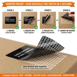 Étiquettes adhésives en <span class=keywords><strong>acrylique</strong></span> holographiques anti-contrefaçon, personnalisées et imprimées, pour autocollants de contrôle du panneau avant des téléphones mobiles - Product Image 3