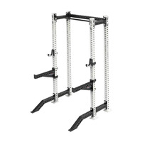 Rak Latihan Multifungsi Lipat Logam Xinrui, Smith Trainer Komersial, Rak Squat Bench Press untuk Rumah