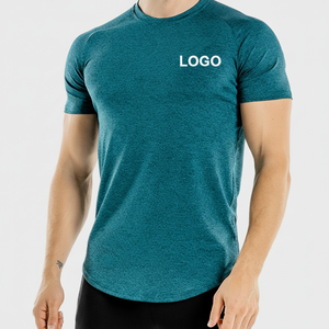 เสื้อยืดเปิดไหล่สำหรับผู้ชายเสื้อยืดคอกลมคอกลมผ้าคอตตอนโอเวอร์ไซส์ผ้า100% ออกแบบโลโก้ได้ตามต้องการ - Product Image 1