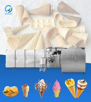 Chaîne de production de gaufres, cornets de crème glacée et biscuits automatiques professionnels OCEAN