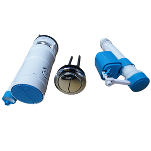 Accessoires de réservoir de toilettes au design moderne : Robinet de remplissage et robinet de chasse d'eau pour toilettes - Product Image 5