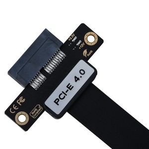 Cable de Extensión PCIE <span class=keywords><strong>4.0</strong></span> <span class=keywords><strong>3.0</strong></span>, Cable Extensor <span class=keywords><strong>PCI</strong></span>-e <span class=keywords><strong>4.0</strong></span> de 36 Pines y 20 cm, Cable de Extensión de 90 Grados 5U <span class=keywords><strong>PCI</strong></span> Express Macho a Hembra - Product Image 3