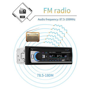 Xe Stereo Âm Thanh Duy Nhất Dash 12V FM <span class=keywords><strong>Receiver</strong></span> MP3 Kép USB Kết Nối Xách Tay Xe Đài Phát Thanh Máy Nghe Nhạc Với Điều Khiển Từ Xa - Product Image 4