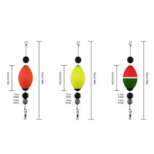 Flotteurs de pêche de 2,55 pouces, flotteurs de pêche à <span class=keywords><strong>la</strong></span> traîne, flotteurs lestés <span class=keywords><strong>pour</strong></span> <span class=keywords><strong>la</strong></span> pêche à <span class=keywords><strong>la</strong></span> <span class=keywords><strong>truite</strong></span>, flotteurs <span class=keywords><strong>en</strong></span> liège <span class=keywords><strong>pour</strong></span> <span class=keywords><strong>la</strong></span> pêche au redfish et à <span class=keywords><strong>la</strong></span> <span class=keywords><strong>truite</strong></span> tachetée - Product Image 3