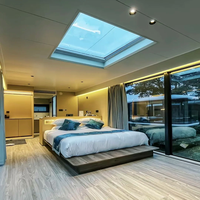 Capsule spatiale préfabriquée personnalisable de haute qualité et économique, maison mobile de 20 à 40 pieds, aménagement écologique pour l'habitation
