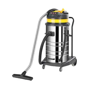 70l Large Capacity Vacuum Cleaner Wet And Dry Stainless Steel Barrel Silent Car Vacuum Cleaner