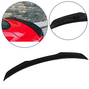 Mise à niveau des pièces automobiles, lame en Fiber de carbone ABS, Style H, becquet arrière de voiture pour <span class=keywords><strong>Ford</strong></span> <span class=keywords><strong>Mustang</strong></span> S550 2015 2016 2017 2018 2019 2020 - Product Image 1