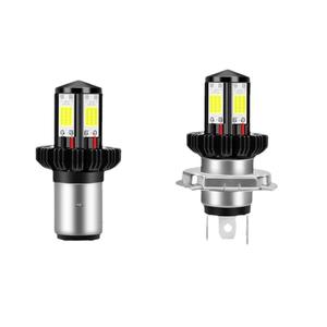 Faro LED para Motocicleta, Bombillas BA20D H6 H4, 6000K Blanco, 12V 1200LM, Luz Alta y Baja para Posición Delantera, 12 Moto - Product Image 1