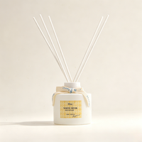 Diffuseur de parfum à bâtonnets sans flamme de luxe, personnalisable avec marque privée, pour usine, ensembles de diffuseurs d'encens aromatiques sur mesure