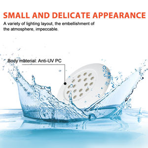 Film de caoutchouc intégré <span class=keywords><strong>Led</strong></span> <span class=keywords><strong>plat</strong></span> <span class=keywords><strong>Spot</strong></span> étanche intelligent Piscina Mini Spa Pool Lights <span class=keywords><strong>12v</strong></span> Rgb Télécommande Luces Para Piscina - Product Image 4