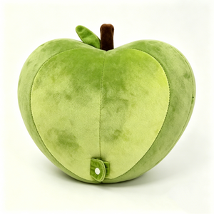 Decoración de frutas verdes, lindo juguete de manzana, almohada de frutas aterciopelada, almohada de felpa suave con forma de fruta - Product Image 5