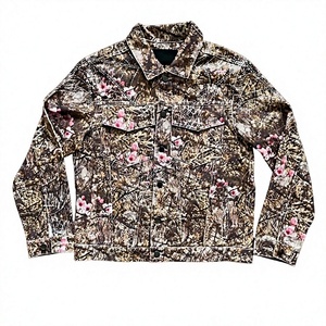 Ensemble de survêtement en denim imprimé sur toute la surface, respirant et écologique, unisexe, grande taille, veste et jean d'automne JAYCAN SPORTS - Product Image 3