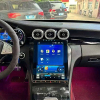 Modification et mise à niveau de la voiture GLC 2016-2022, écran central de contrôle, grand écran multimédia, écran de divertissement, tableau de bord pour Benz