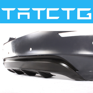 Kits de carrosserie TaTcTg X6 <span class=keywords><strong>E71</strong></span> à X6M pare-chocs arrière pour BMW X6 <span class=keywords><strong>E71</strong></span> E72 couvercle de pare-chocs arrière diffuseur arrière PU + FRP/fibre de carbone 2008-2014 ans - Product Image 4