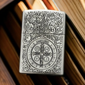 Encendedor Creativo Directo de Fábrica, Regalo de Alta Gama, Encendedor de Cigarros de Bronce con Relieve de <span class=keywords><strong>Constantino</strong></span>, Resistente al Viento, de Queroseno - Product Image 3