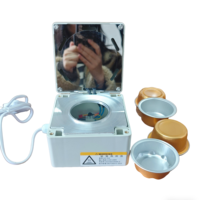 Mini-scelleuse sur mesure pour petits contenants en plastique et aluminium, machine à sceller à chaud pour capsules DIY