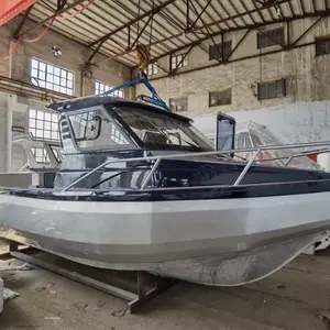 2023 Новой Зеландии дизайн 21ft/24.6ft алюминиевый Кадди кабины пластина рыбацкая лодка понтон лодка для рыбалки и развлечения