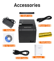 Imprimante de reçus POS OSCY à vente rapide, thermique directe 80 mm, multi-interface (USB/RJ45/WIFI/RS232), coupe automatique, 160 mm/s, 203 dpi, garantie 1 an