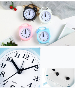 Đồng Hồ Cầm Tay Mới Lạ Sáng Tạo Dễ Thương Mới Theo Yêu Cầu LOGO Đơn Giản Mới Đồng Hồ Báo Thức Đầu Giường Đa Năng - Product Image 4