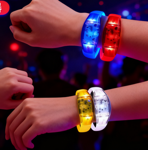 Pulsera LED Fluorescente de Silicona con Logotipo Personalizado para Fiestas, Activación por Voz, Venta al Por Mayor - Product Image 4