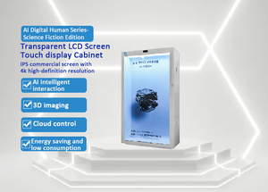 Tương tác trong suốt <span class=keywords><strong>32</strong></span>/55/65/75/86 inch <span class=keywords><strong>LCD</strong></span> quảng cáo hiển thị màn hình màn hình trong nhà/ngoài trời sử dụng ba chiều hộp Showcase OEM - Product Image 6