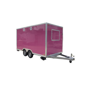 Camion alimentaire à la vapeur Mobile, remorque électrique pliante, fo avec cuisine complète, magasins d'aliments et de boissons, au détail - Product Image 1