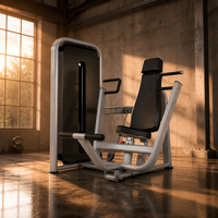 Machine de musculation réglable en acier pour press à la poitrine assis - Capacité de charge de 100 kg - Usage commercial, respectueuse de l'environnement