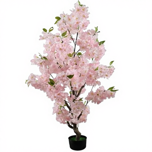 Arbre à souhaits en bonsaï de fleurs de cerisier artificielles, décoration intérieure, plante à fleurs pour <span class=keywords><strong>le</strong></span> sol, pour <span class=keywords><strong>le</strong></span> salon, paysage - Product Image 1