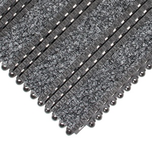 Dalles de tapis d'entrée modulaires P-Grip, revêtement de sol en PVC commercial à grille ouverte, drainage de l'eau et grattoir à saleté, tapis à emboîtement - Product Image 1