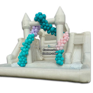 Casa di rimbalzo bianca per matrimonio all'aperto, - Product Image 1