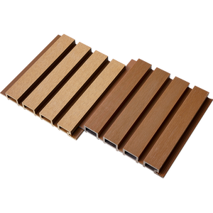 Pannello Murale WPC per Esterni Impermeabile Ignifugo Recinzione Co-estrusa in <span class=keywords><strong>Legno</strong></span> Plastica Copertura per Soffitto per Balcone e Giardino - Product Image 6