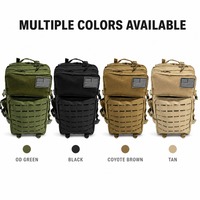 Sac à dos tactique unisexe 50L avec cadre interne, imperméable, en Oxford, camouflage, pour la randonnée et les voyages en plein air