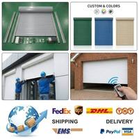 Puerta Enrollable Vertical de Aluminio de Diseño Moderno, Puerta de Garaje Automática Antirrobo para Uso en Granjas, Hoteles y Almacenes, 5 Años de Garantía