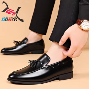 Zapatos de Hombre de Talla Grande con Cordones, de Piel Sintética, con Punta en Pico y Tacón de Cuña, Formales, Casuales, para Bodas, Verano 2026 - Product Image 6