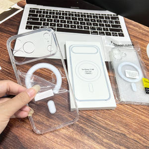 Custodia Magnetica Trasparente per <span class=keywords><strong>iPhone</strong></span> 17 Pro Max, Compatibile <span class=keywords><strong>con</strong></span> <span class=keywords><strong>iPhone</strong></span> 17 Pro, 17 Air, 16, 15, 14, 13, 12, <span class=keywords><strong>11</strong></span>, <span class=keywords><strong>con</strong></span> Protezione <span class=keywords><strong>Fotocamera</strong></span> - Product Image 4