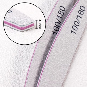 Limes à ongles épaisses et fortes, tampon de ponçage pour manucure, chaux <span class=keywords><strong>demi</strong></span>-<span class=keywords><strong>lune</strong></span>, grain 100/180 et 180/240 - Product Image 6