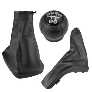 Opel Astra G Leather <b>Shift</b> <b>Knob</b> Dust Cover Handbrake Cover Set Manual Transmission Car Interior Accessory - Product Image 3