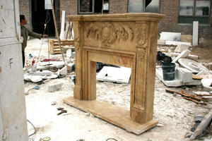 Chimenea de mármol moderna francesa antigua Chimenea de estilo <span class=keywords><strong>romano</strong></span> antiguo europeo personalizado para casas de lujo - Product Image 6