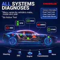 KINGBOLEN S6 Escáner de Diagnóstico OBD2 Original, Sistema Completo, 28 Reinicio, Prueba Bidireccional, Mejor que Thinkscan Max2 2025