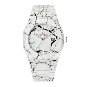 Con motivo in marmo realizzato in lega di grande vetro analogico <span class=keywords><strong>orologio</strong></span> da polso <span class=keywords><strong>orologio</strong></span> al quarzo impermeabile calendario da uomo di fascia alta - Product Image 1