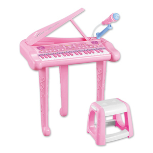 Instrumentos Musical Micrófono Órgano electrónico Juguete Plástico Niños Piano Juguete educativo Órgano electrónico - Product Image 1