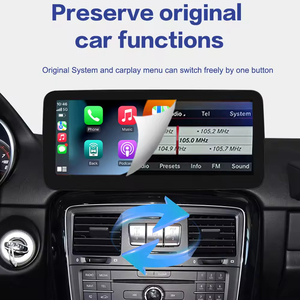 Road Top inalámbrico <span class=keywords><strong>Apple</strong></span> <span class=keywords><strong>CarPlay</strong></span> Android Auto pantalla Multimedia para mercedes-benz Clase G W463 2013-2018 NTG4.5 NTG5.0 - Product Image 5
