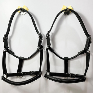 Harnais en corde réglable de haute qualité, personnalisé, en cuir durable, respirant, confortable, équipement d'entraînement équestre NAFKO - Product Image 1