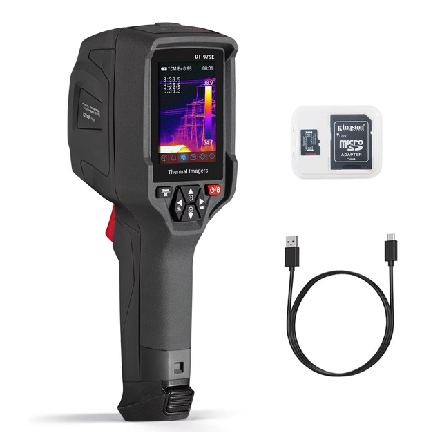 High-Speed Industrial Thermal Camera with Automated Modes 25Hz Image Frequency Automatic Shutdown Power Management